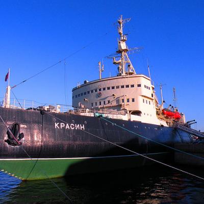Ледокол Красин на вечной стоянке